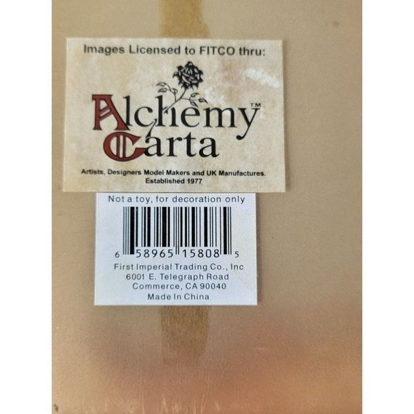 Alchemy Carta plastic photo frame skull skeleton Duke scary Halloween home decor - Picture 7 of 8